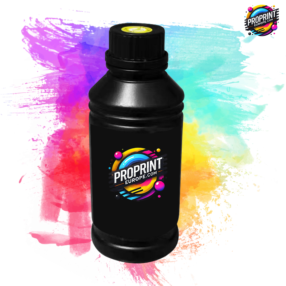 UV Ink – 1 Liter Bottles: CMYK + White + Gloss