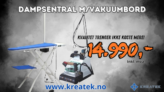 Kreatek Ironing Station with Steam & Vacuum Table