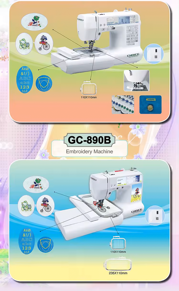 Kreatek GC890 Sew & Embroiderymachine, by Choice