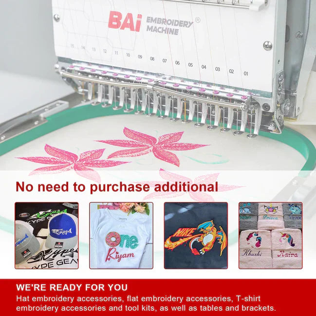 BAI Mirror 1201 Industrial embroiderymachine- 500 x 1200 mm