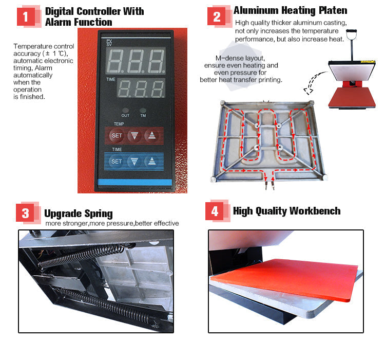 Heatpress - Modell XY-001 -  38 x 38